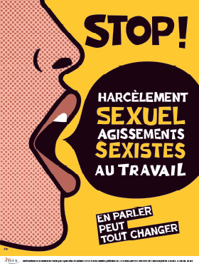 STOP ! Harcèlement sexuel agissements sexistes au travail