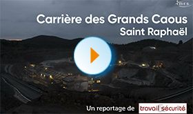 Sur le terrain - Carrière des Grands Caous