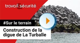 Sur le Terrain - Construction de la digue de La Turballe