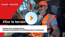 Sur le terrain - Carrière Cico : extraction et production de matériaux pour la construction