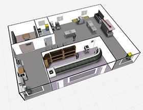 Mavimplant : Outil d\'aide à la conception 3D des lieux de travail