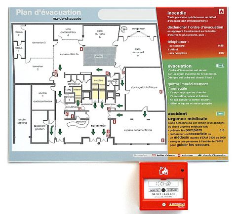 Incendie sur le lieu de travail. Évacuation, intervention et consignes de  sécurité - Risques - INRS