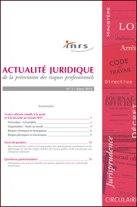 Couverture du bulletin d’actualité juridique de mars 2014