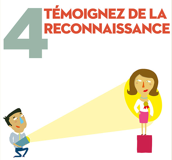 Témoignez de la reconnaissance