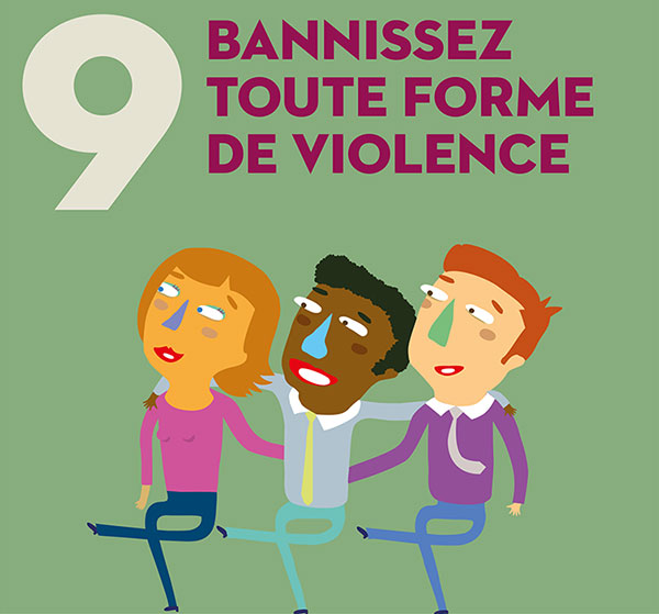 Bannissez toute forme de violence