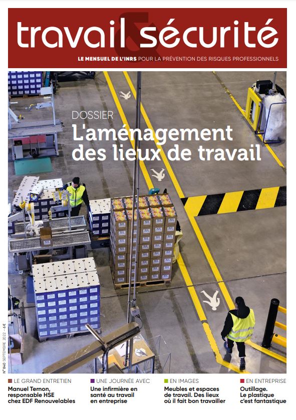 Couverture du numéro 840 de Travail & Sécurité